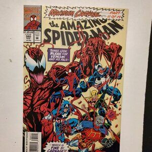 AMAZING SPIDERMAN # 380  MAXIMUM CARNAGE PART 11 OF 14  BY DAVID MICHELINIE
